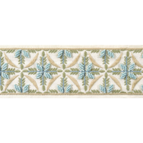 Anna French LEILA TAPE AE12341 in Aqua and Willow Trim - TAP
