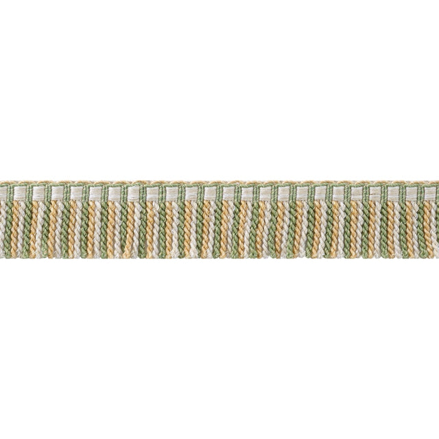 Anna French ESME FRINGE AE12355 in Willow and Soft Gold Trim
