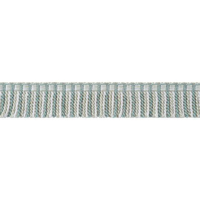 Anna French ESME FRINGE AE12359 in Aqua and Willow Trim - TA