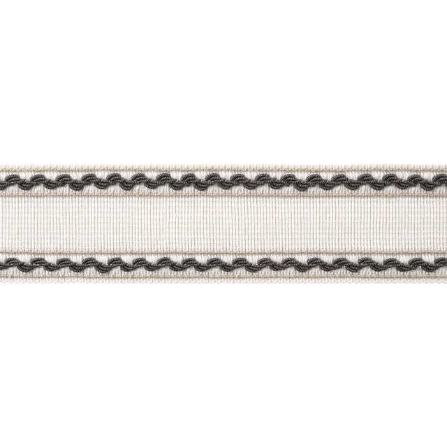 Anna French GABRIELLE TAPE AE12362 in Ebony and Stone Trim -