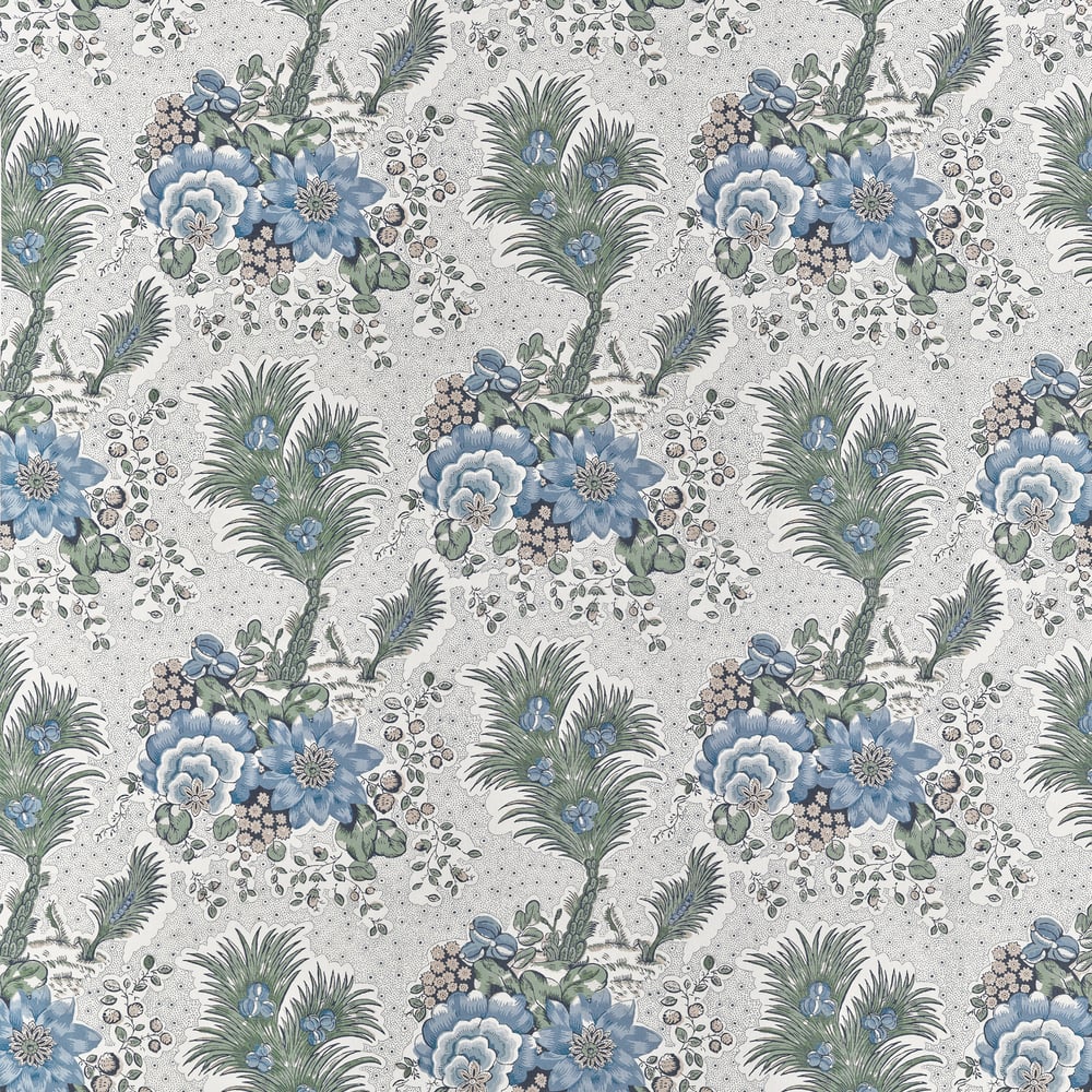Anna French DREXEL HILL AF10717 in Blue and Green Fabric - C