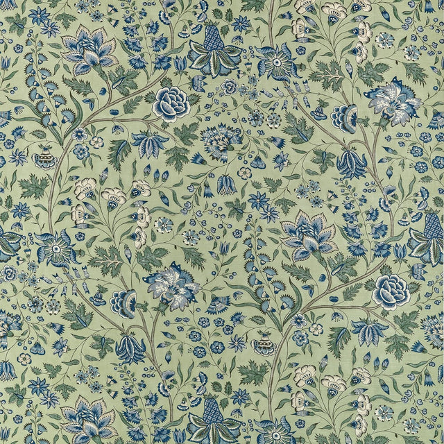 Anna French FRANCOIS AF10727 in Green and Blue Fabric - CLER