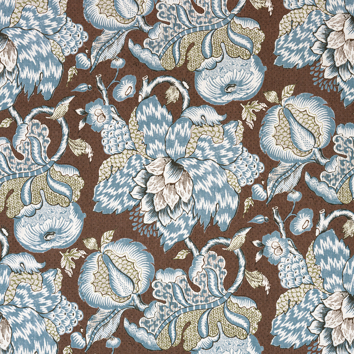 Anna French AF15110 WESTMONT Brown and Slate Fabric