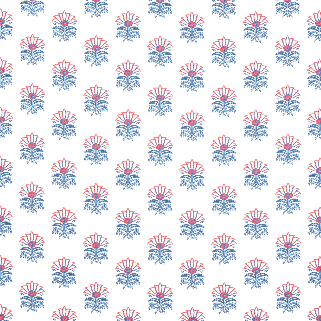 Anna French AF15156 MILFORD Red and Blue Fabric