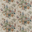 Anna French AF16133 Apricot and Slate Fabric - Apricot and S