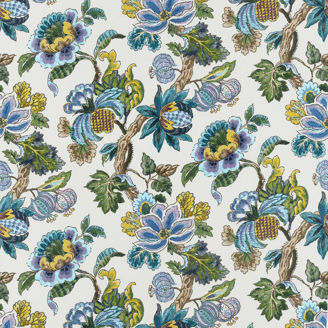 Anna French AF16137 Lavender and Blue Fabric - Lavender and 
