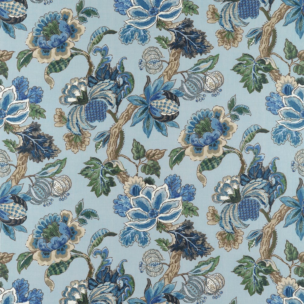 Anna French AF16138 Blue Fabric - Blue