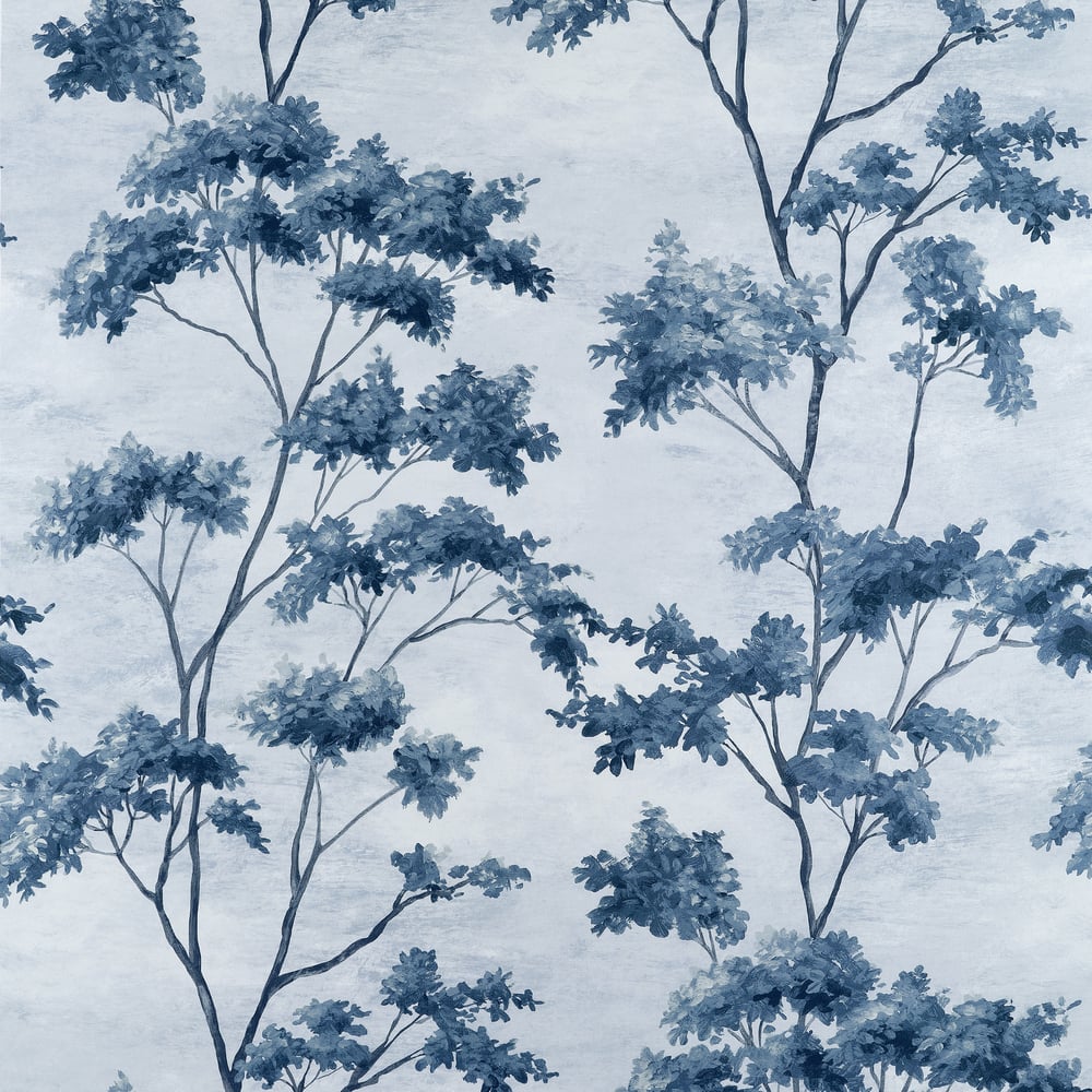 Anna French AF16170 Blue and White Fabric - Blue and White