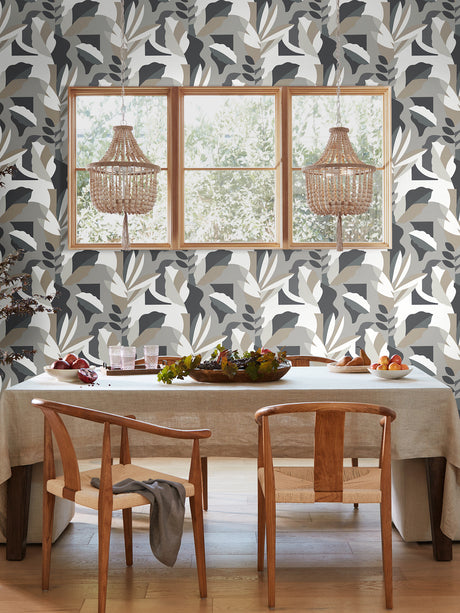 York AG2003 Papier Colle Black & White Wallpaper