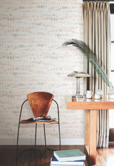 York AG2047 Dewdrops Pink & Grey Wallpaper
