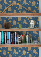 Alja Horvat AHS4715 Dark Blue Nudes Peel & Stick Wallpaper