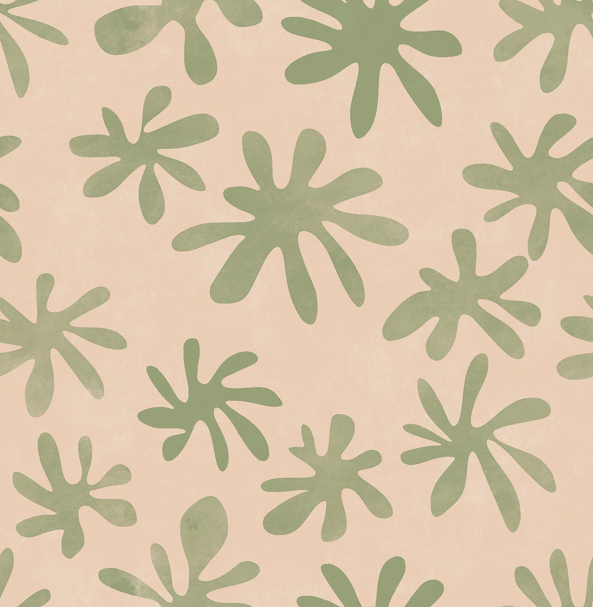 Alja Horvat AHS4718 Blush and Sage Field of Flowers Peel & Stick Wallpaper