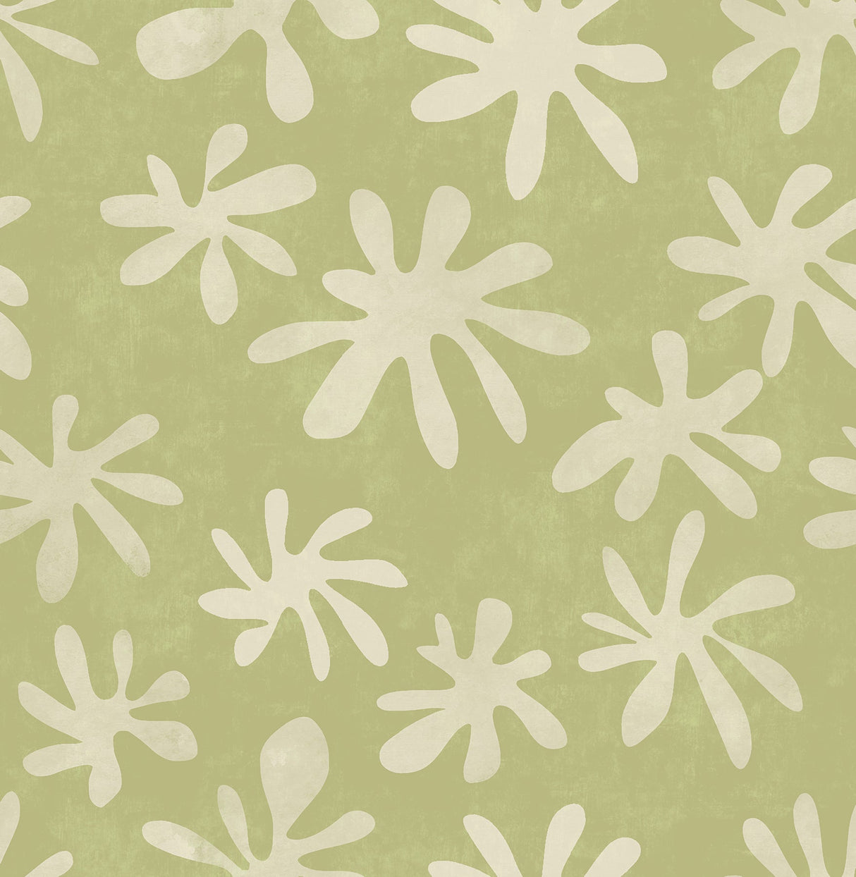 Alja Horvat AHS4719 Sage Field of Flowers Peel & Stick Wallpaper