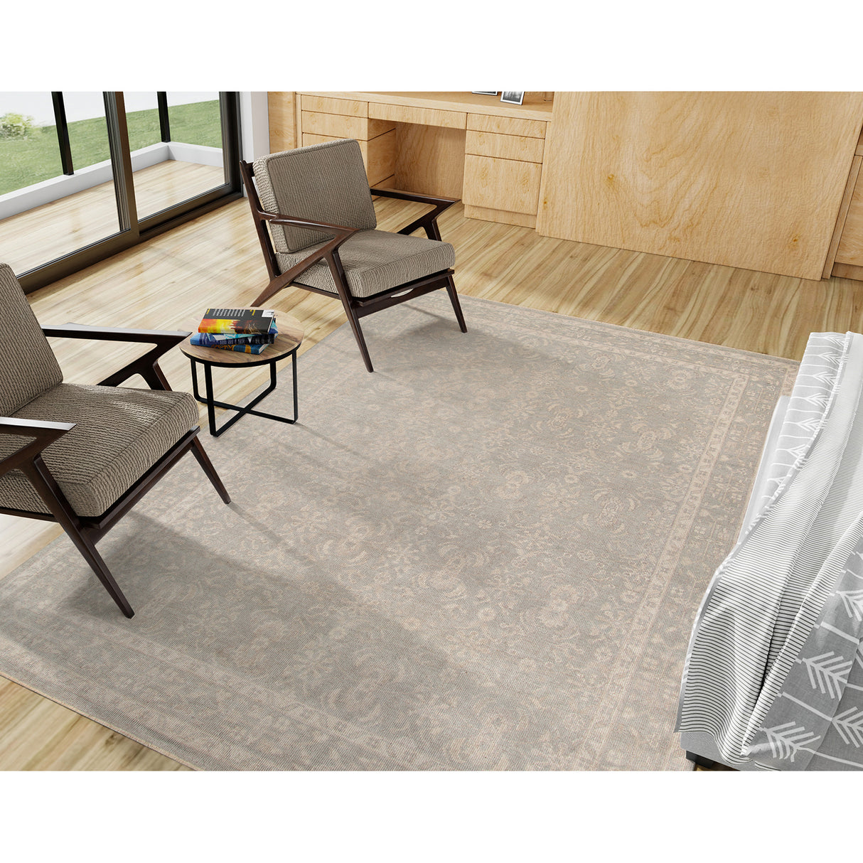 Amer Rugs AIN-2 Ainsley Classic Bordered Area Rug