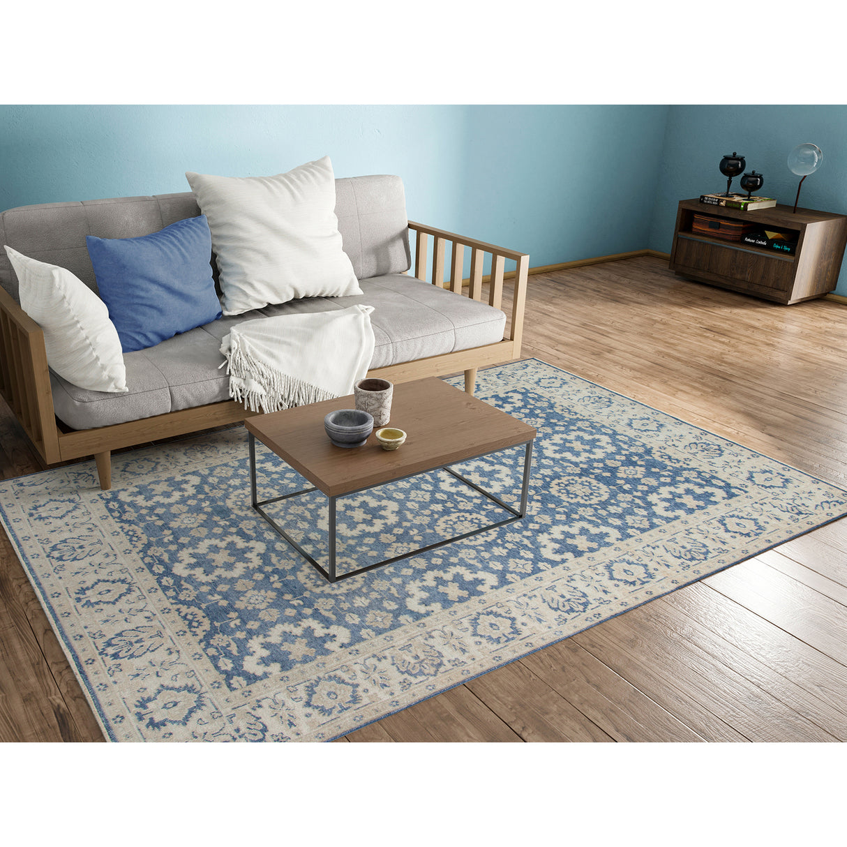 Amer Rugs AIN-5 Ainsley Classic Bordered Area Rug