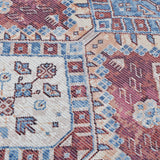 Amer Rugs ALA-10 Alaska Machine-Washable Vintage Medallion Power-Loomed /Terracotta Area Rug