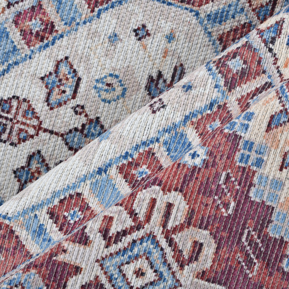 Amer Rugs ALA-10 Alaska Machine-Washable Vintage Medallion Power-Loomed /Terracotta Area Rug