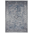 Amer Rugs ALA-3 Alaska Machine-Washable Vintage Medallion Power-Loomed Gray/Blue Area Rug
