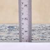 Amer Rugs ALA-3 Alaska Machine-Washable Vintage Medallion Power-Loomed Gray/Blue Area Rug