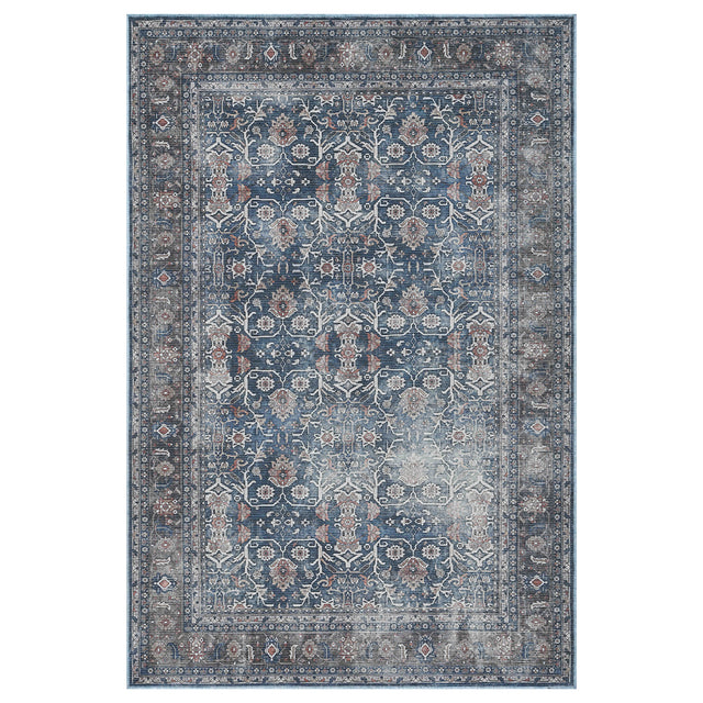 Amer Rugs ALA-5 Alaska Machine-Washable Vintage Medallion Power-Loomed /Green Area Rug
