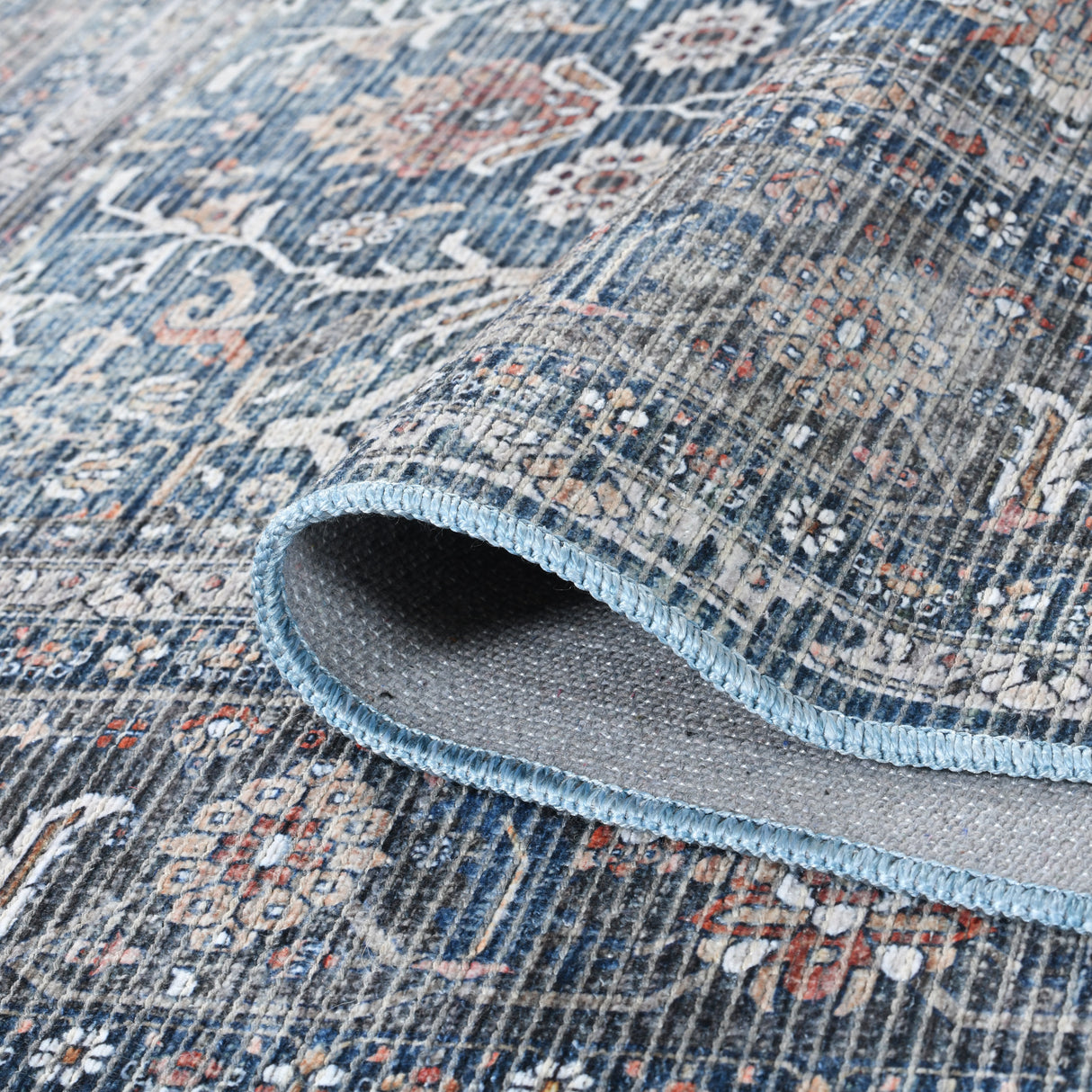 Amer Rugs ALA-5 Alaska Machine-Washable Vintage Medallion Power-Loomed /Green Area Rug