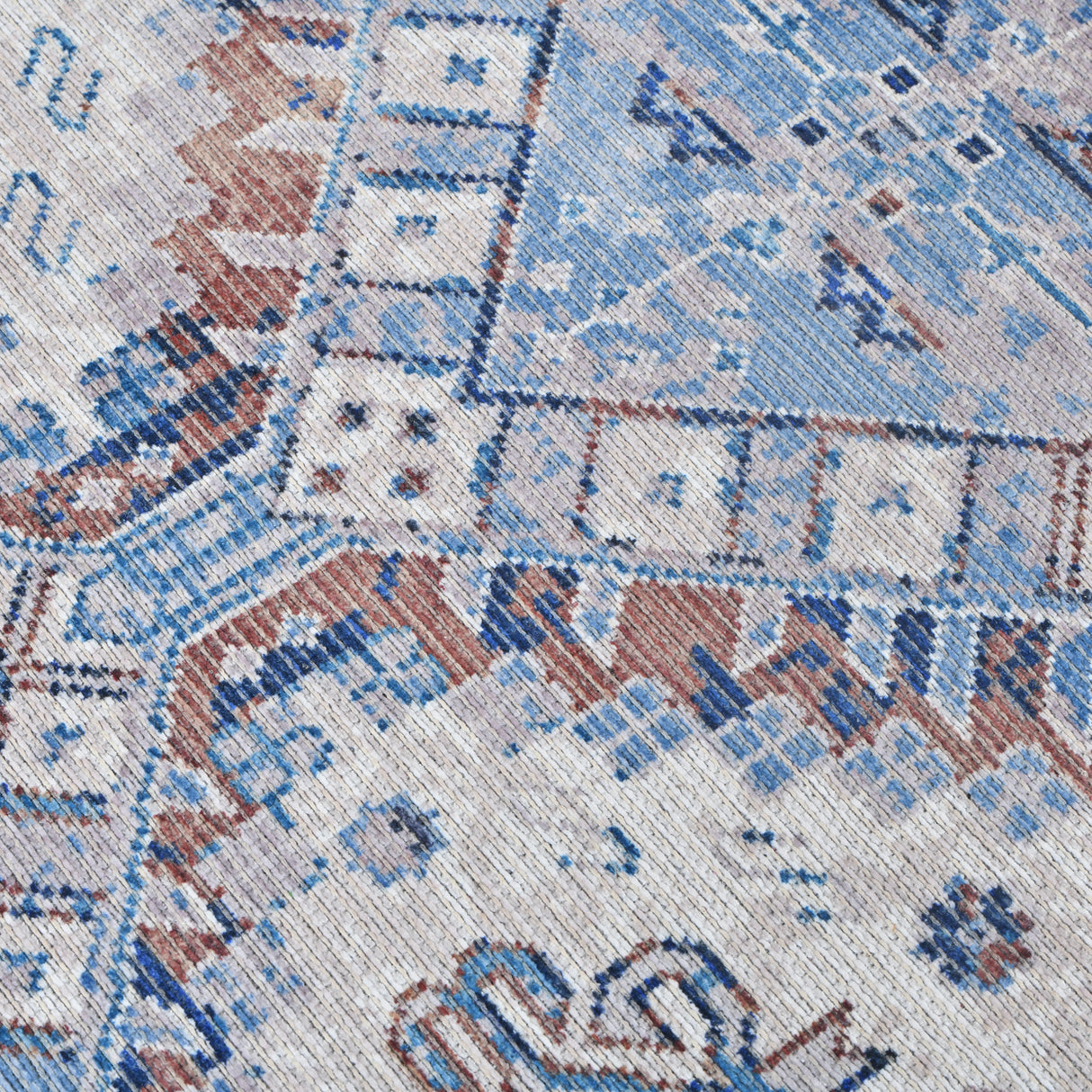 Amer Rugs ALA-8 Alaska Machine-Washable Vintage Medallion Power-Loomed /Red Area Rug