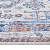 Amer Rugs ALA-8 Alaska Machine-Washable Vintage Medallion Power-Loomed /Red Area Rug