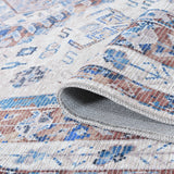 Amer Rugs ALA-8 Alaska Machine-Washable Vintage Medallion Power-Loomed /Red Area Rug