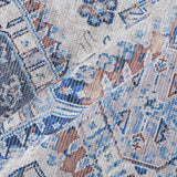 Amer Rugs ALA-8 Alaska Machine-Washable Vintage Medallion Power-Loomed /Red Area Rug