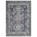 Amer Rugs ALA-9 Alaska Machine-Washable Vintage Medallion Power-Loomed /Mustard Area Rug