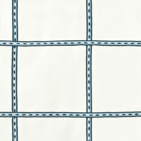 STOUT ALEN-3 ALENCON 3 DENIM Fabric - Eades Wallpaper & Fabric