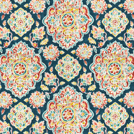 STOUT ALIY-3 ALIYANA 3 OCEAN Fabric - Eades Wallpaper & Fabric