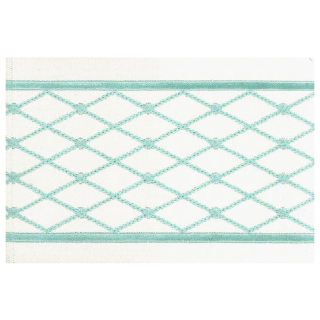 STOUT ALOO-7 ALOOF 7 TURQUOISE Fabric - Eades Wallpaper & Fabric