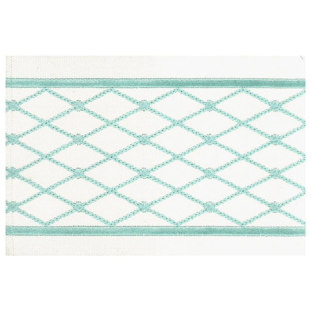 STOUT ALOO-7 ALOOF 7 TURQUOISE Fabric - Eades Wallpaper & Fabric