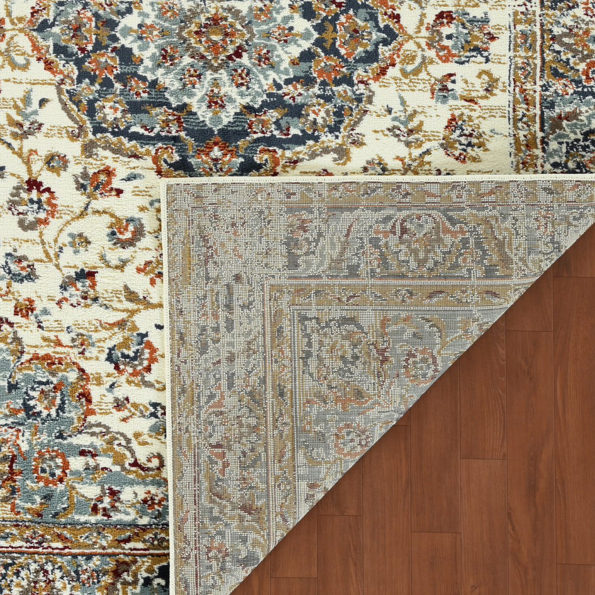 Amer Rugs ALU-3 Allure Classic Medallion /Navy Blue Area Rug