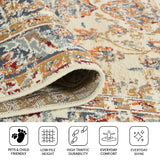 Amer Rugs ALU-3 Allure Classic Medallion /Navy Blue Area Rug