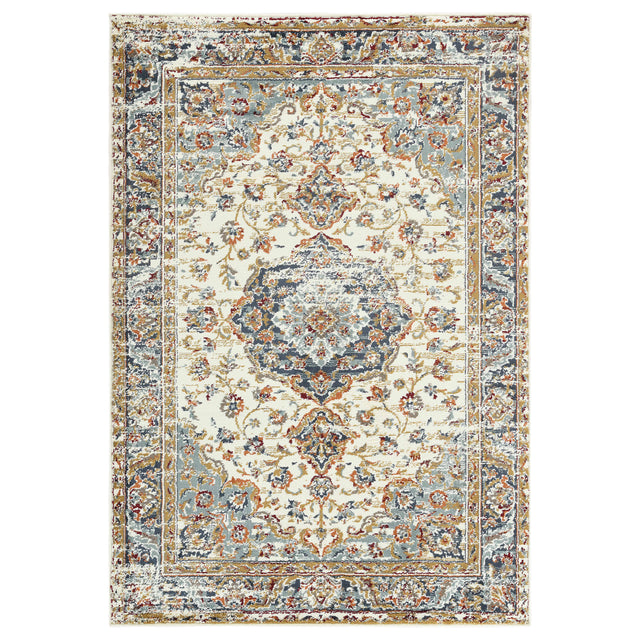 Amer Rugs ALU-3 Allure Classic Medallion /Navy Blue Area Rug
