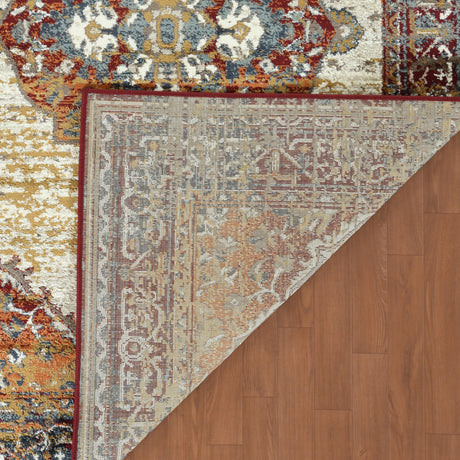 Amer Rugs ALU-4 Allure Classic Medallion /Red Area Rug