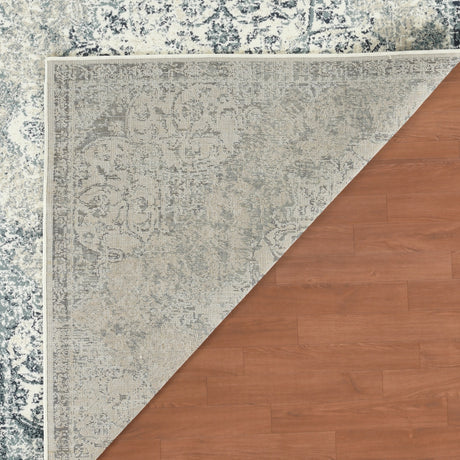 Amer Rugs ALU-6 Allure Classic Medallion /Blue Area Rug