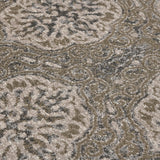 Amer Rugs ALX-11 Alexandria Classic Bordered Runner Rug, 2'6" X 10'3" Area Rug