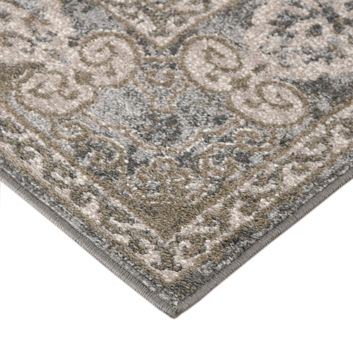 Amer Rugs ALX-11 Alexandria Classic Bordered Runner Rug, 2'6" X 10'3" Area Rug