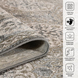 Amer Rugs ALX-11 Alexandria Classic Bordered Runner Rug, 2'6" X 10'3" Area Rug