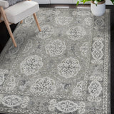 Amer Rugs ALX-11 Alexandria Classic Bordered Runner Rug, 2'6" X 10'3" Area Rug