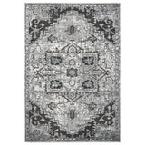 Amer Rugs ALX-49 Alexandria Contemporary Medallion /Gray Area Rug