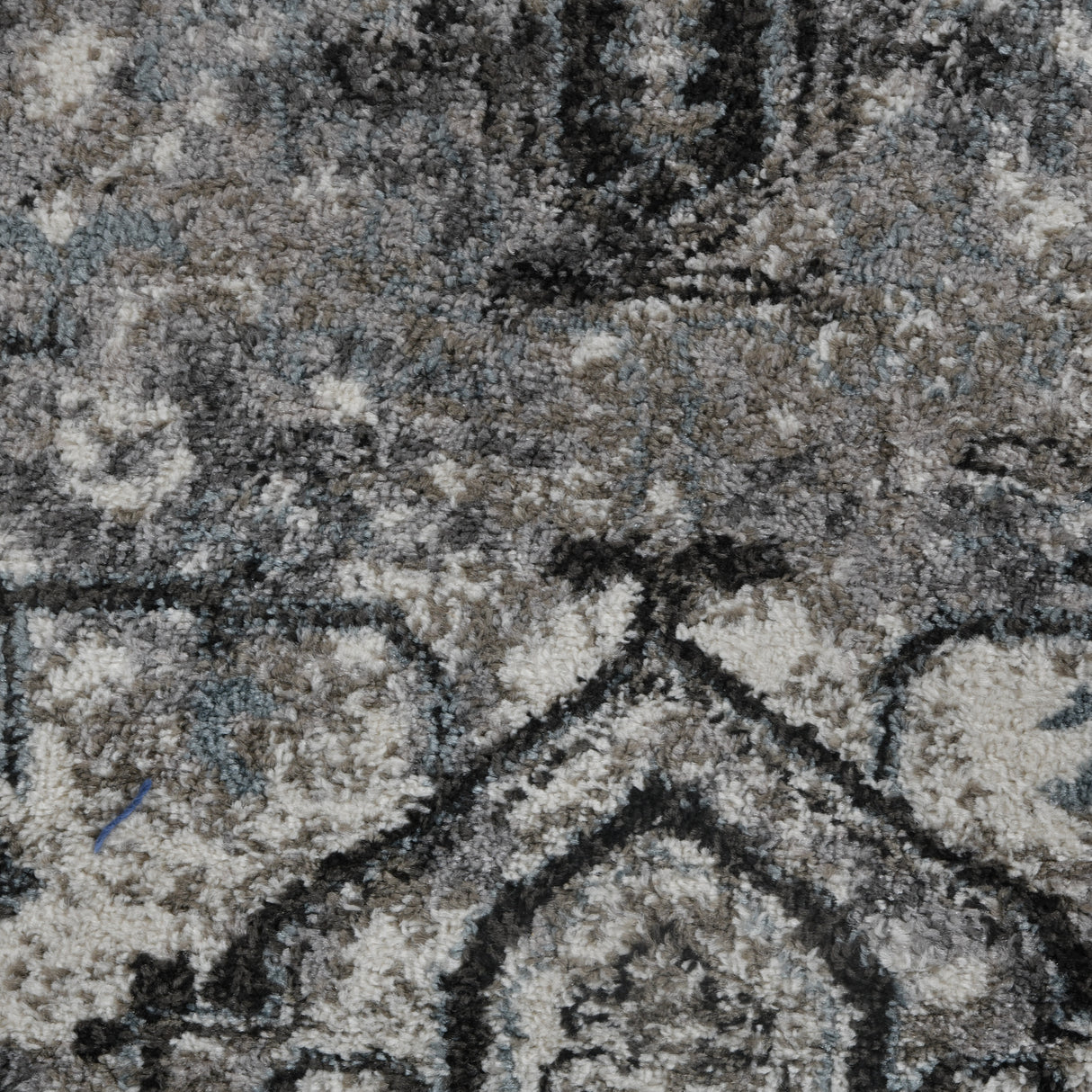 Amer Rugs ALX-49 Alexandria Contemporary Medallion /Gray Area Rug