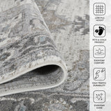 Amer Rugs ALX-51 Alexandria Classic Medallion /Stone Gray Area Rug