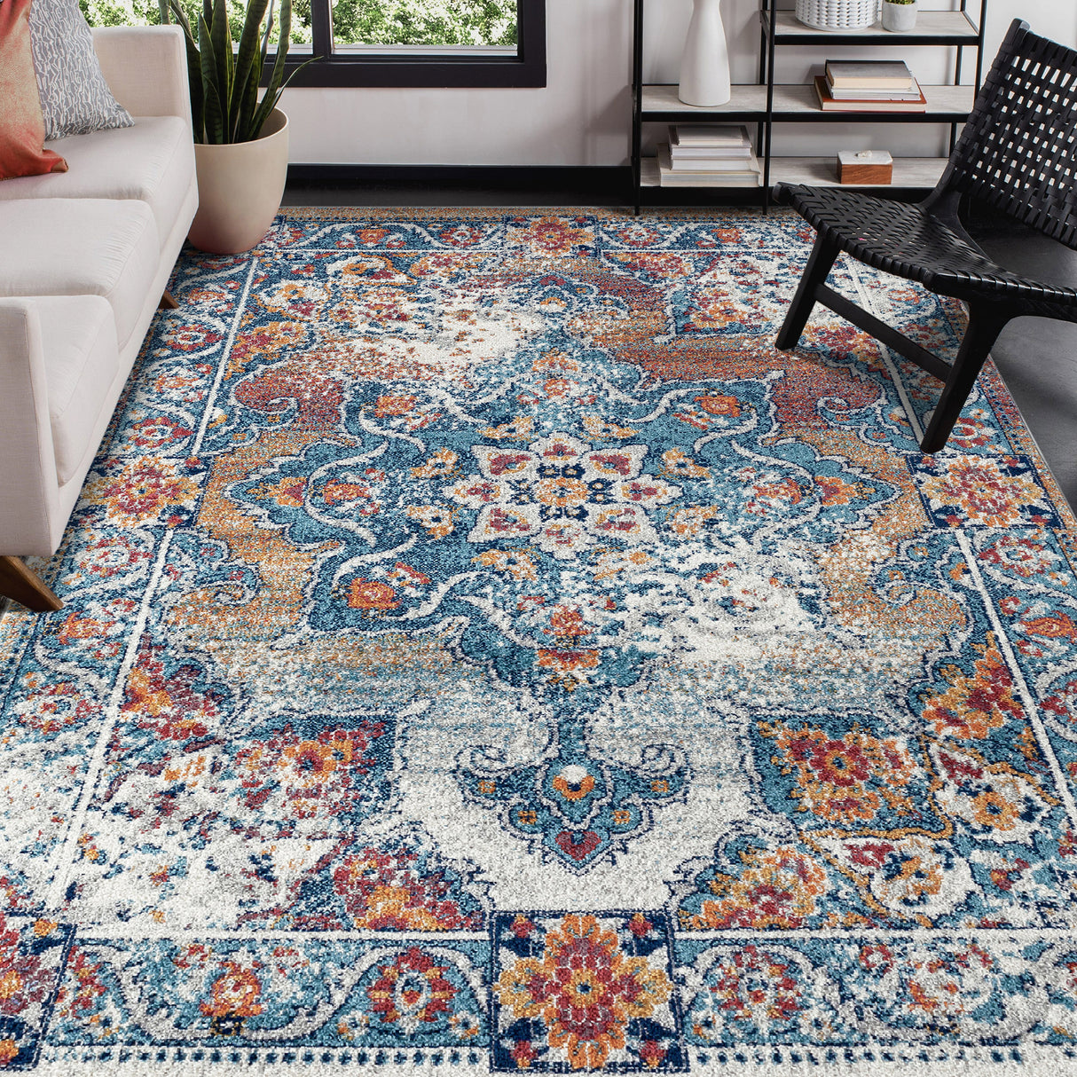 Amer Rugs ALX-82 Alexandria Classic Bordered /Gold Area Rug