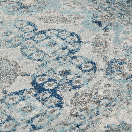 Amer Rugs ALX-83 Alexandria Classic Bordered /Sea Blue Area Rug