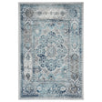 Amer Rugs ALX-83 Alexandria Classic Bordered /Sea Blue Area Rug