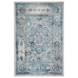 Amer Rugs ALX-83 Alexandria Classic Bordered /Sea Blue Area Rug